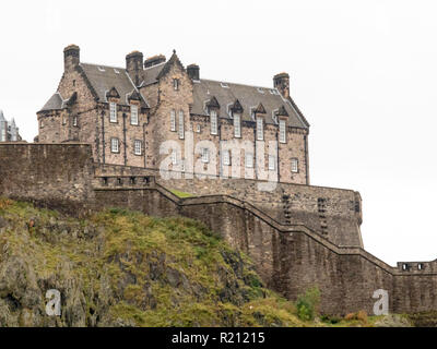 Edimbourg/Ecosse - 21 septembre 2017 : le château d'Édimbourg sur un jour gris Banque D'Images