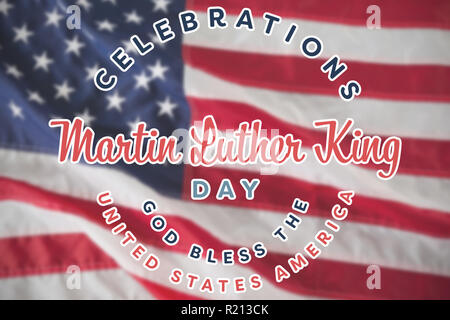 Image composite de Martin Luther King Day Banque D'Images