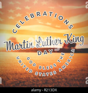 Image composite de Martin Luther King Day Banque D'Images