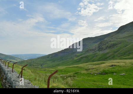 Vue depuis le haut de la puce dans le parc national de Lake District Banque D'Images