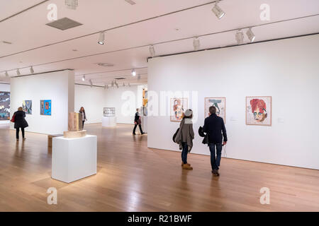 De l'intérieur du Musée des Beaux Arts (Museo de Bellas Artes), Bilbao, Pays Basque, Espagne Banque D'Images