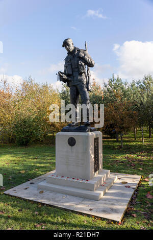 The Durham Light Infantry Memorial, The National Memorial Arboretum, Airewas, Staffordshire, Angleterre, Royaume-Uni Banque D'Images