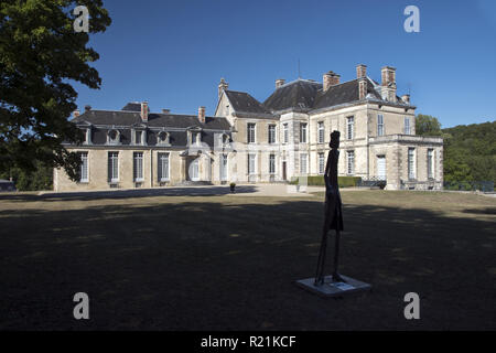 Le Château de Cirey (Château de Cirey) à Cirey-sur-Blaise, Haute-Marne, était à la maison à l'écrivain Voltaire de 1734 à 1749. Banque D'Images