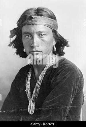 Navajo native american boy, 1906 Banque D'Images