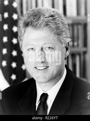 William Jefferson "Bill" Clinton (né en 1946) homme politique américain, et entre 1993 à 2001 Président de l'United States Banque D'Images