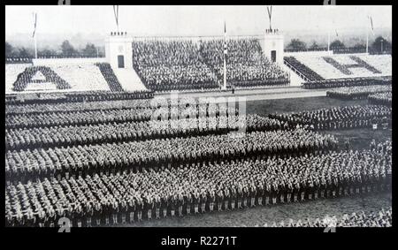 Parti nazi, Hitler Youth Rally, Allemagne 1937 Banque D'Images