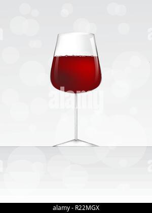 Verre de vin ou de bière ou de champagne illustration vectorielle pour le web et print. Belle carte de vigne ou menu template bon pour flaers et les maquettes. Illustration de Vecteur