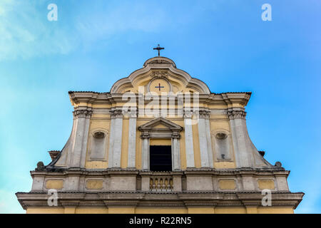 Santa Maria Delle Grazie alle Fornaci, Italie. Église Sainte Marie des grâces. Rome, Italie, Europe, Union européenne, UE. Banque D'Images