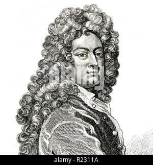 WILLIAM CONGREVE (1670-1729) dramaturge et poète anglais Banque D'Images