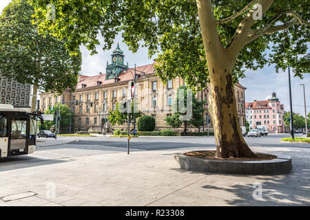 SCHWEINFURT, ALLEMAGNE - circa 2018, août : Le paysage urbain de Schweinfurt en Allemagne Banque D'Images