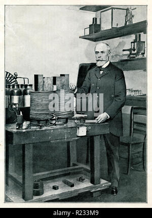 Antoine Henri Becquerel, physicien français  <1852-1908 >, Banque D'Images