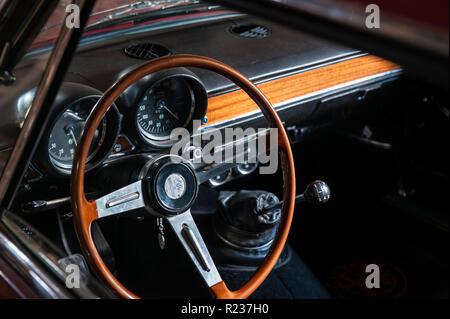 Alfa Romeo GT Classic Junior Intérieur voiture Banque D'Images