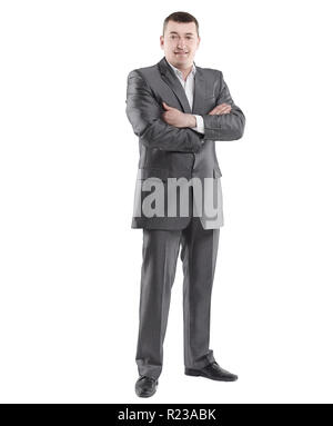 En pleine croissance. portrait d'un homme d'affaires Banque D'Images