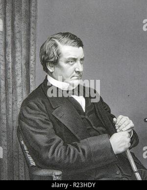 Richard Southwell Bourke, 6e comte de Mayo (1822-1872) homme politique conservateur britannique, vice-roi de l'Inde 1869-1872. Banque D'Images