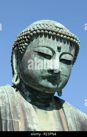 Daibutsu, statue du Grand Bouddha de Kotoku-in, Kamakura, préfecture de Kanagawa, Japon Banque D'Images