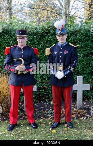 Sam 10 Nov 2018. L'ambassadeur français Jean-Pierre Jouyet à la section militaire française libre de diriger l'occasion d'un service d'attribution des médailles militaires. Banque D'Images