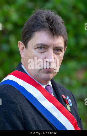 Sam 10 Nov 2018. L'ambassadeur français Jean-Pierre Jouyet à la section militaire française libre de diriger l'occasion d'un service d'attribution des médailles militaires. Banque D'Images