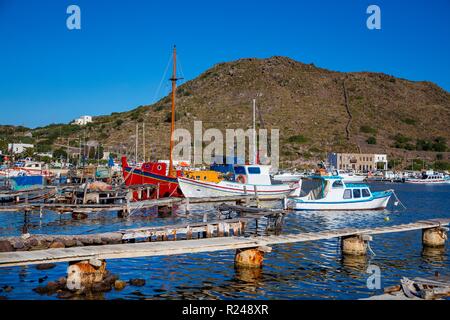 Skala, l'île de Patmos, Dodécanèse, îles grecques, Grèce, Europe Banque D'Images