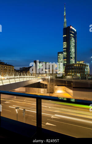 Quartier de Porta Nuova, Milan, Lombardie, Italie, Europe Banque D'Images