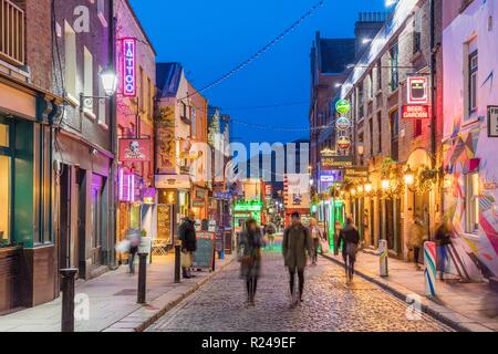 Temple Bar, Crown Alley, Dublin, République d'Irlande, Europe Banque D'Images