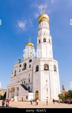 Ivan le Grand clocher au Kremlin, UNESCO World Heritage Site, Moscou, Russie, Europe Banque D'Images