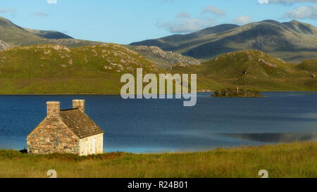 Loch Stack, Achfary, Highland, Ecosse, Royaume-Uni, Europe Banque D'Images