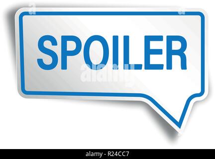 Bulle carré avec ombre sur fond blanc Illustration de Vecteur