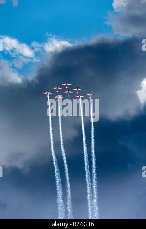 Air Show PC7 & Harley Davidson Festival, Lugano Suisse Banque D'Images