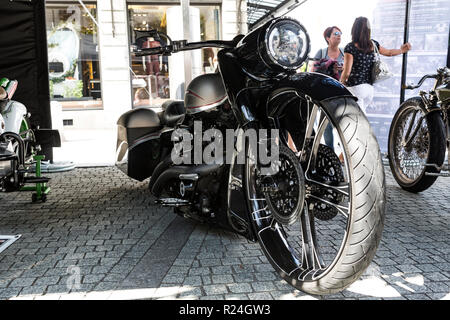 Air Show PC7 & Harley Davidson Festival, Lugano Suisse Banque D'Images