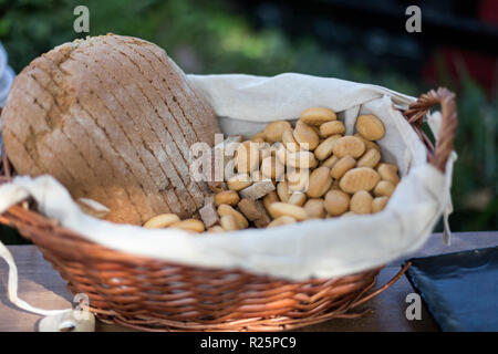 pain maison Banque D'Images