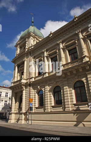 La rue Piotrkowska à Lodz. Pologne Banque D'Images