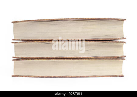 La composition avec pile de livres sur la table Banque D'Images