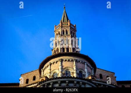 La basilique Saint-Sernin de Toulouse Basilique Saint-Sernin, (Toulouse, France) Banque D'Images