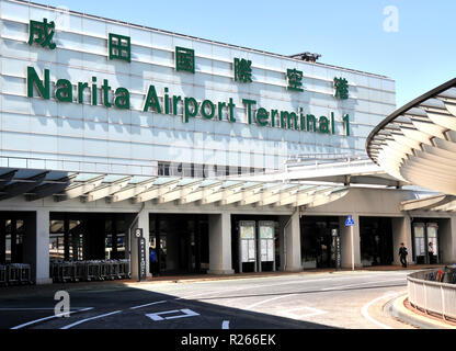 L'aéroport international de Narita terminal 1, Tokyo, Japon Banque D'Images