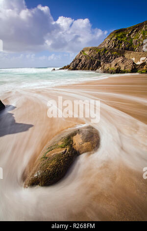 Coumeenoule Strand, Slea Head, péninsule de Dingle, comté de Kerry, Irlande Banque D'Images