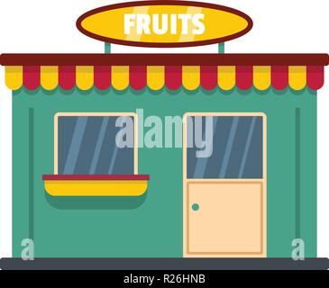 Magasin de fruits. Illustration du plat de fruits l'icône vecteur pour le web Illustration de Vecteur