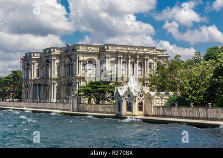 Istanbul, Turquie, le 9 juin 2013 : Palais Beylerbeyi, Uskudar près du Bosphore. Banque D'Images
