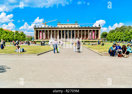 Berlin, 25 mai 2015 : Altes Museum. Ancien Musée Allemand. Le bâtiment a été construit dans les années 1822-1830 par Karl Friedrich Schinkel. Après la restauration en Banque D'Images