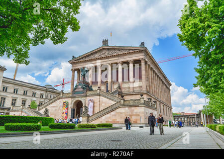 Berlin, 25 mai 2015 : Altes Museum. Ancien Musée Allemand. Le bâtiment a été construit dans les années 1822-1830 par Karl Friedrich Schinkel. Après la restauration en Banque D'Images