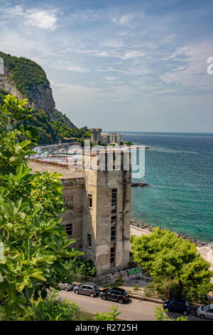 Castellammare di Stabia, Castellammare di Stabia est une commune italienne de l'agglomération de la ville de Naples, Campanie, en Italie. Il est situé sur la baie Banque D'Images