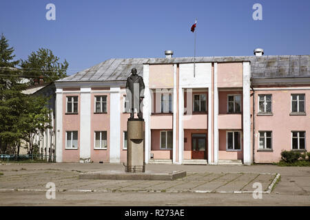 Maison de ville à Arkhangelsk. La Russie Banque D'Images