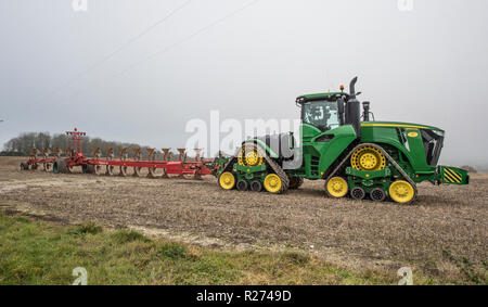 John Deere 9620 tracteur RX Banque D'Images