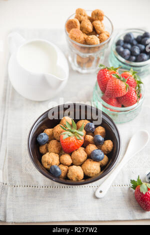 Petit-déjeuner sain fait maison pop Banque D'Images