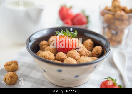 Petit-déjeuner sain fait maison pop Banque D'Images