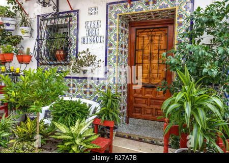 Alicante Espagne Santa Cruz Barrio Espagne quartier Banque D'Images