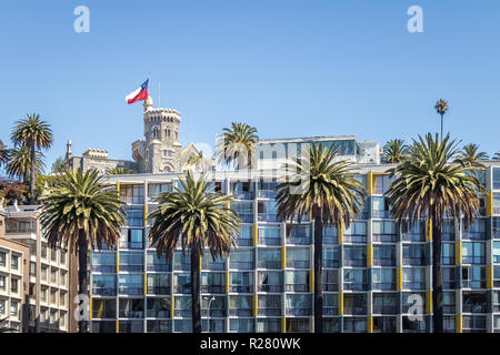 Château Brunet Brunet (Castillo) - Vina del Mar, Chili Banque D'Images