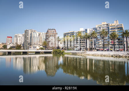 Estero river - Vina del Mar, Chili Banque D'Images