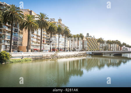 Estero river - Vina del Mar, Chili Banque D'Images