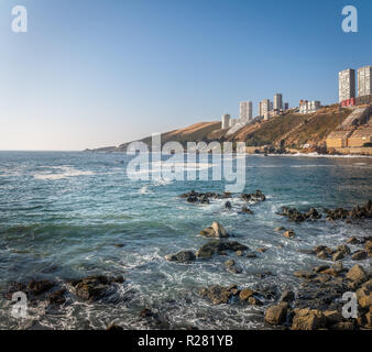 Concon (Dunes Dunas de Concon) - Vina del Mar, Chili Banque D'Images
