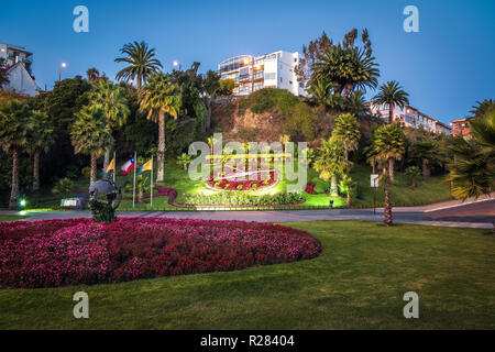 Vina del Mar Réveil Fleur (Reloj de Flores) - Vina del Mar, Chili Banque D'Images